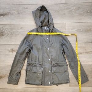 GAP Hooded Utility Jacket in Olive